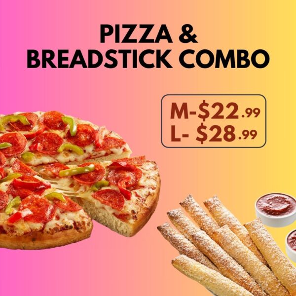 1 Pizza & Breadstick Combo